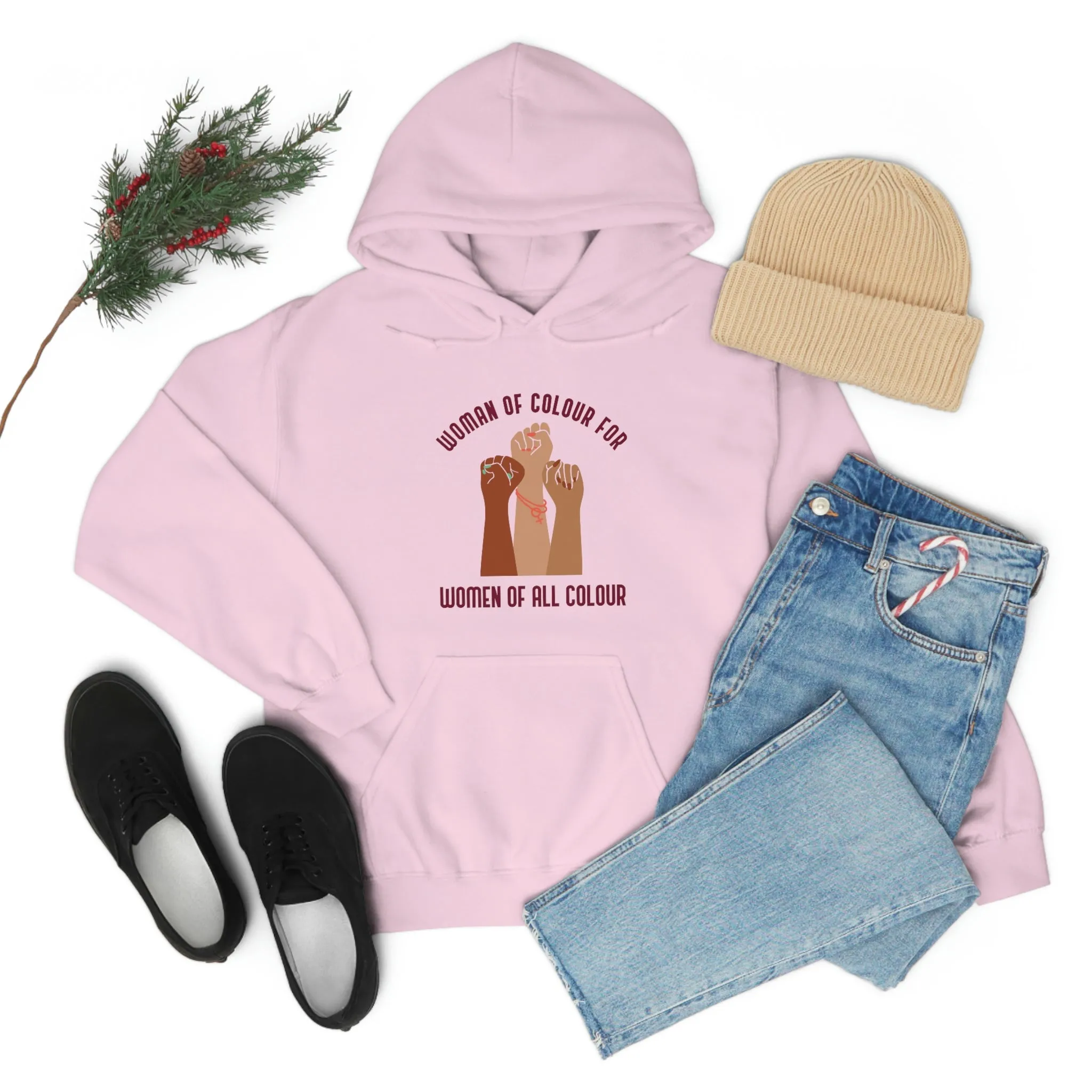 Women Empowerment / Feminist Hoodie Unisex-size - Woman Of Colour