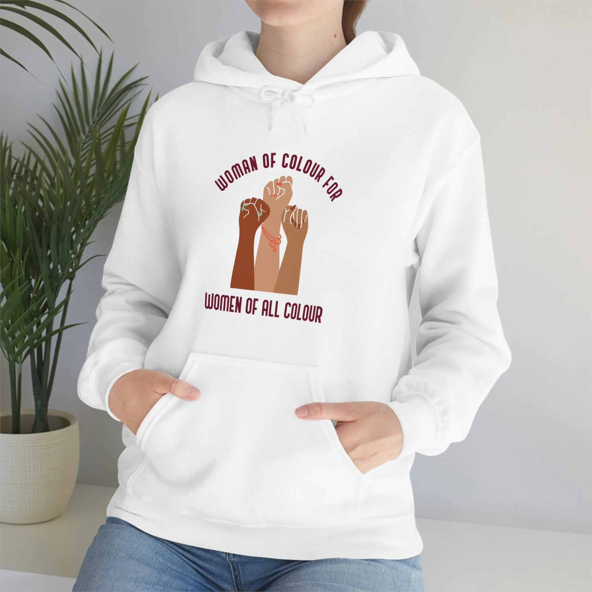 Women Empowerment / Feminist Hoodie Unisex-size - Woman Of Colour