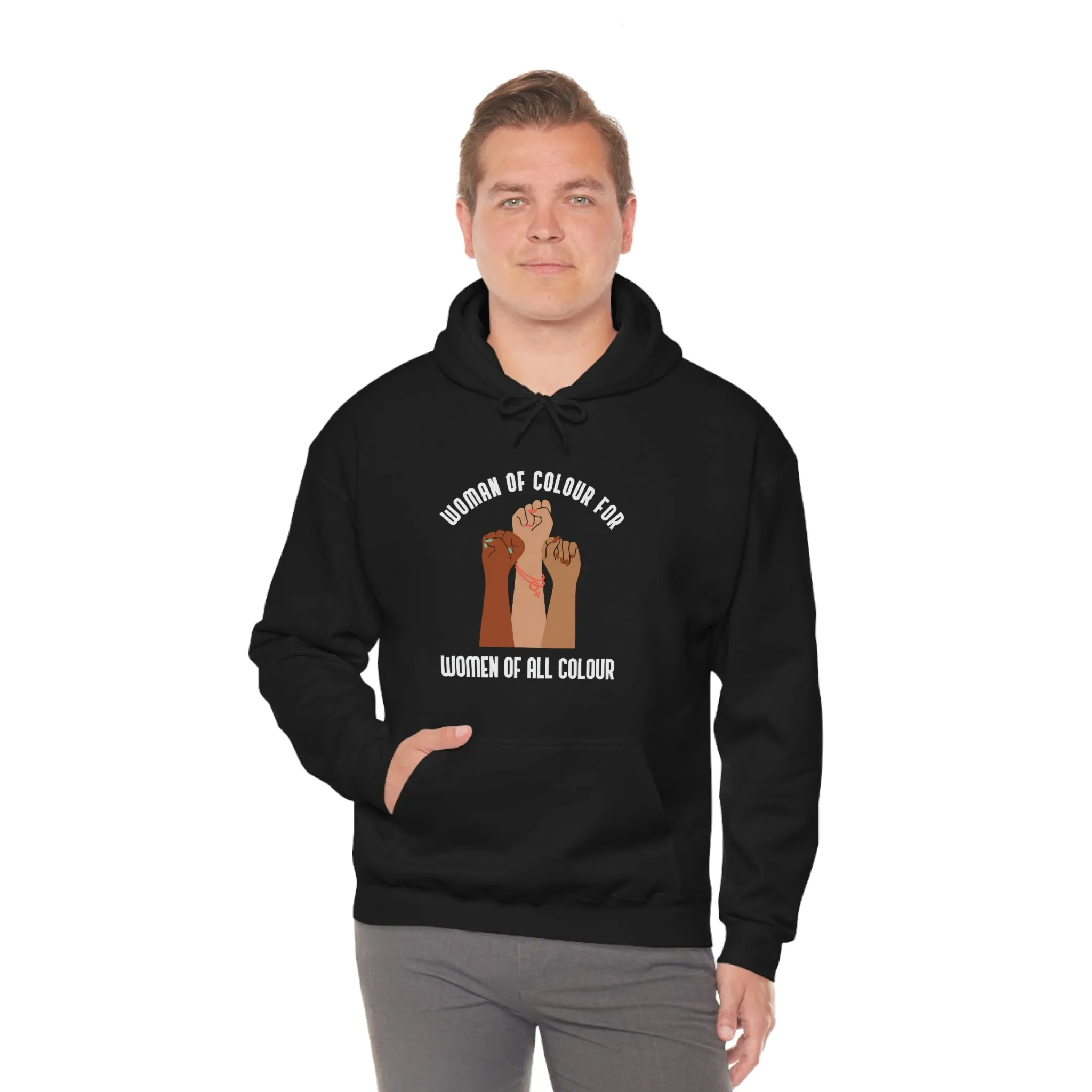 Women Empowerment / Feminist Hoodie Unisex-size - Woman Of Colour