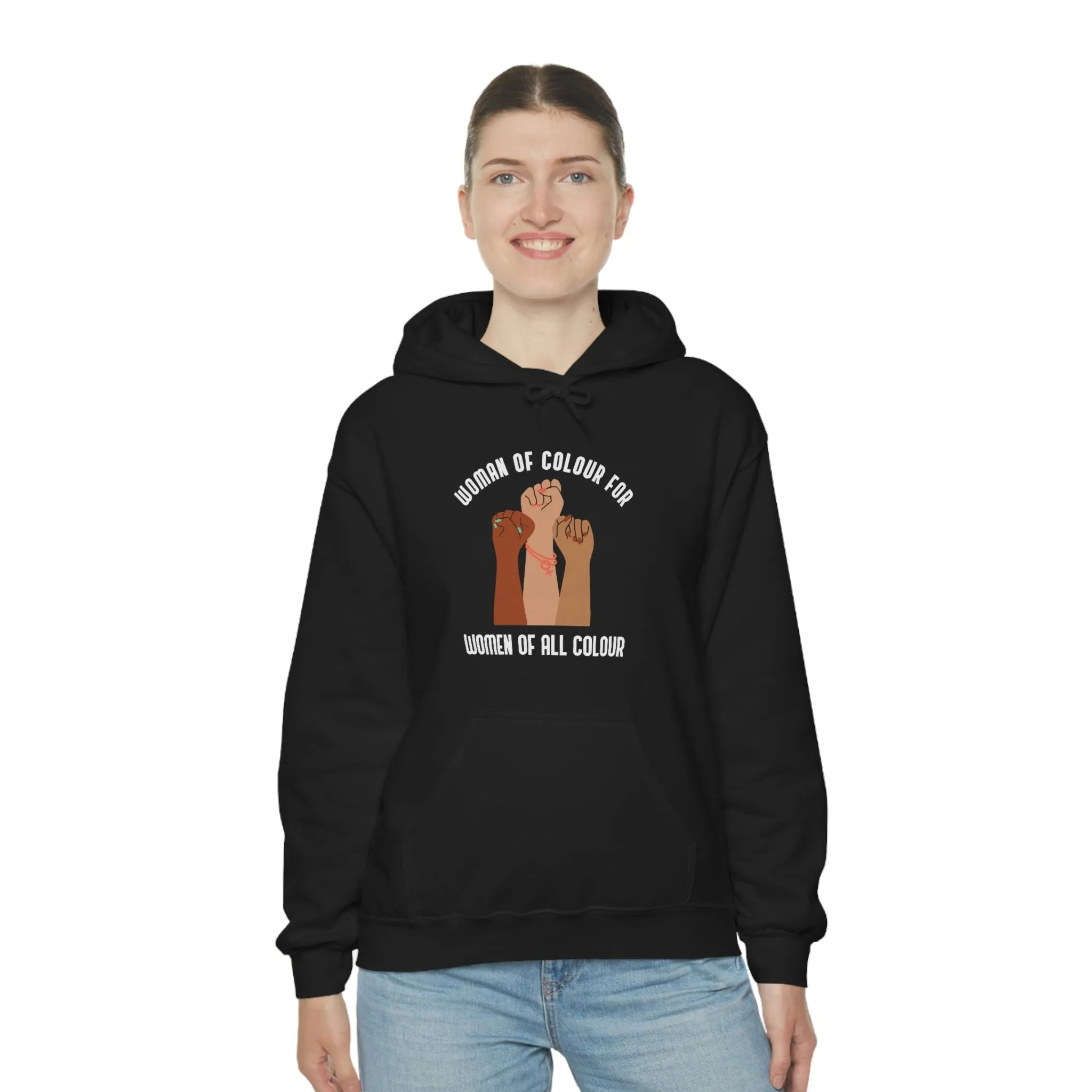 Women Empowerment / Feminist Hoodie Unisex-size - Woman Of Colour