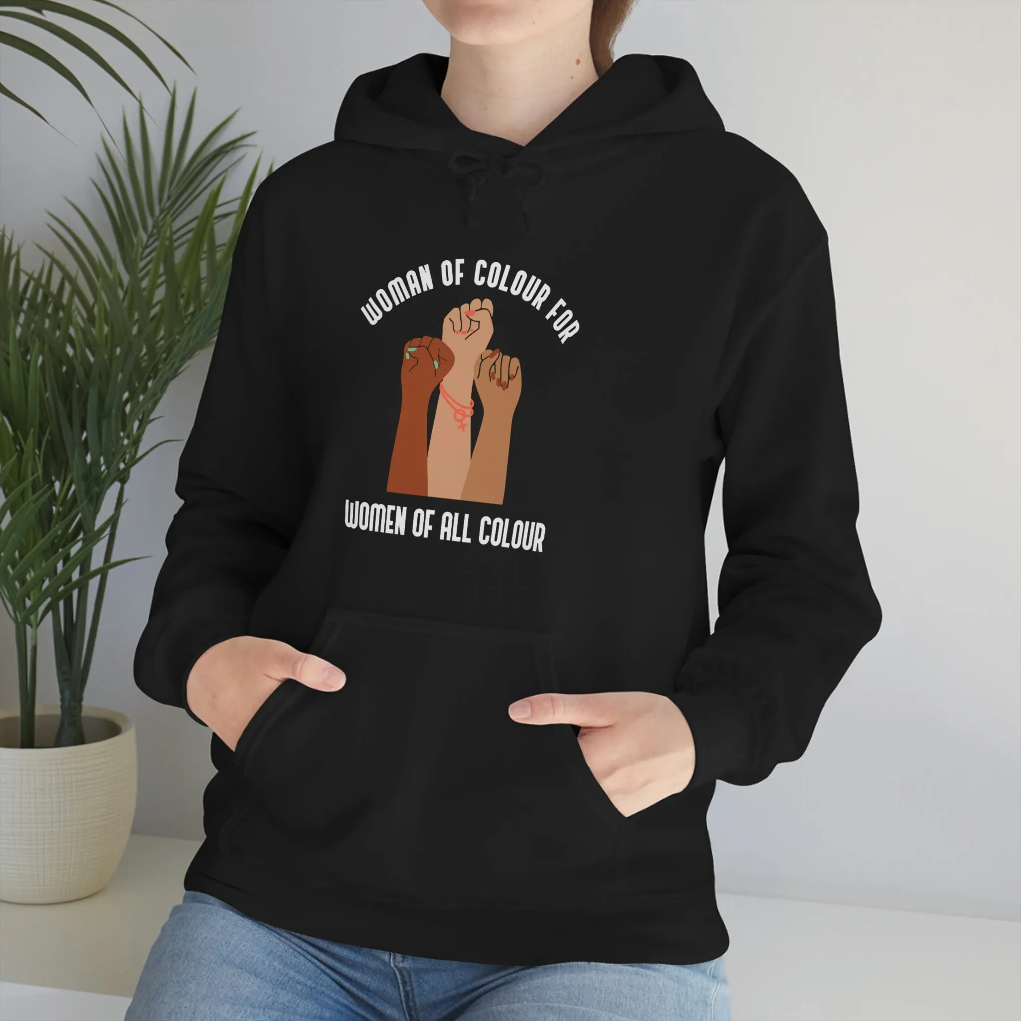 Women Empowerment / Feminist Hoodie Unisex-size - Woman Of Colour