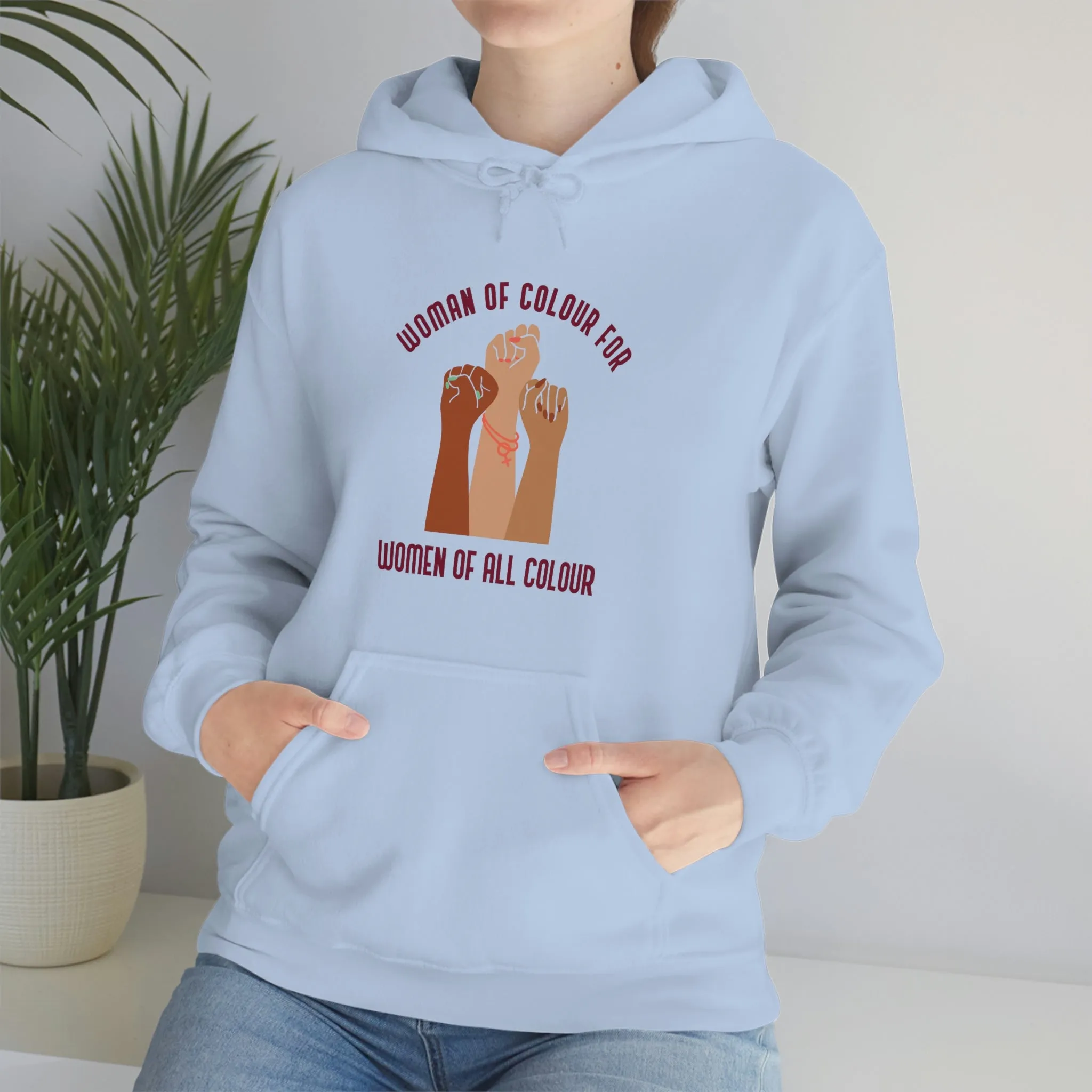 Women Empowerment / Feminist Hoodie Unisex-size - Woman Of Colour