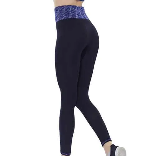 Women Sports Ninth Leggings Patchwork Quick Dry Running Yoga Fitness Pants Legging