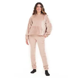 Women Winter Pajama Set Cafe Sweatshirt   Pants