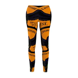 Women's Crowgodshi First Generation #2 Limited Edition Leggings, ORANGE LOGO