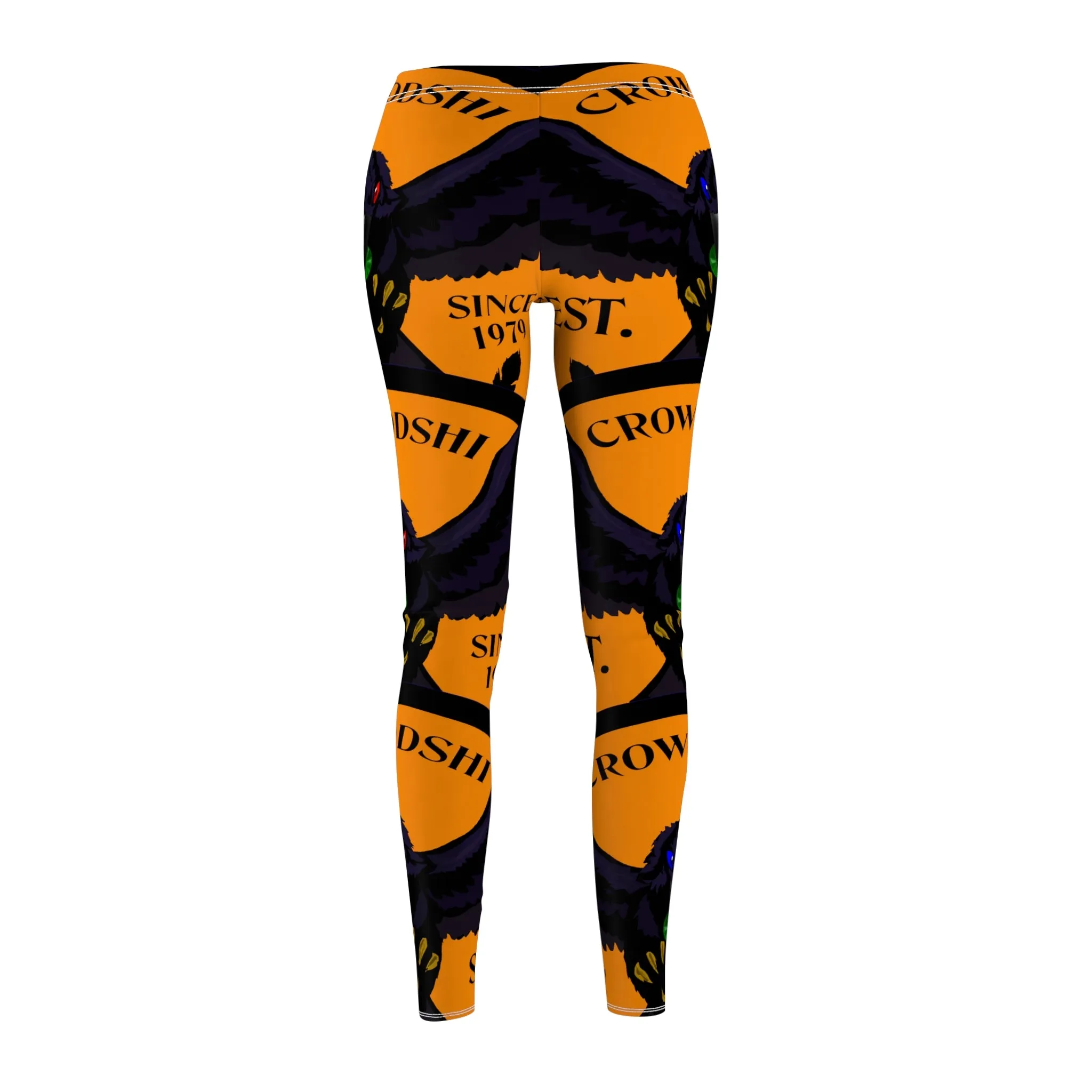 Women's Crowgodshi First Generation #2 Limited Edition Leggings, ORANGE LOGO