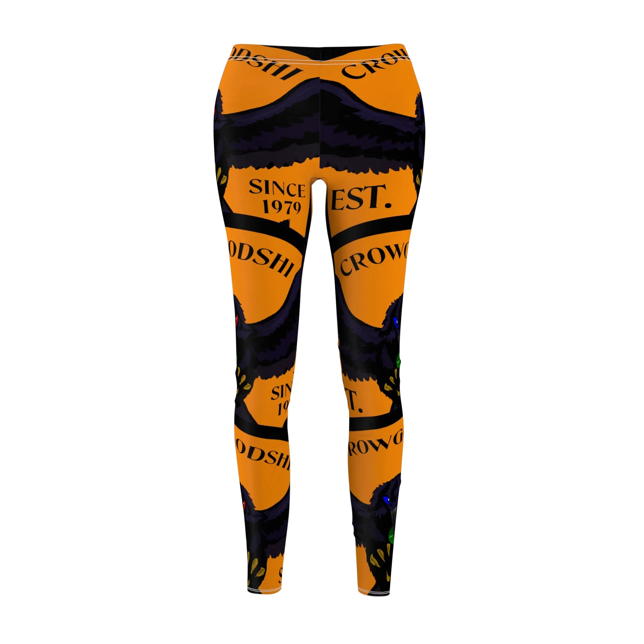 Women's Crowgodshi First Generation #2 Limited Edition Leggings, ORANGE LOGO