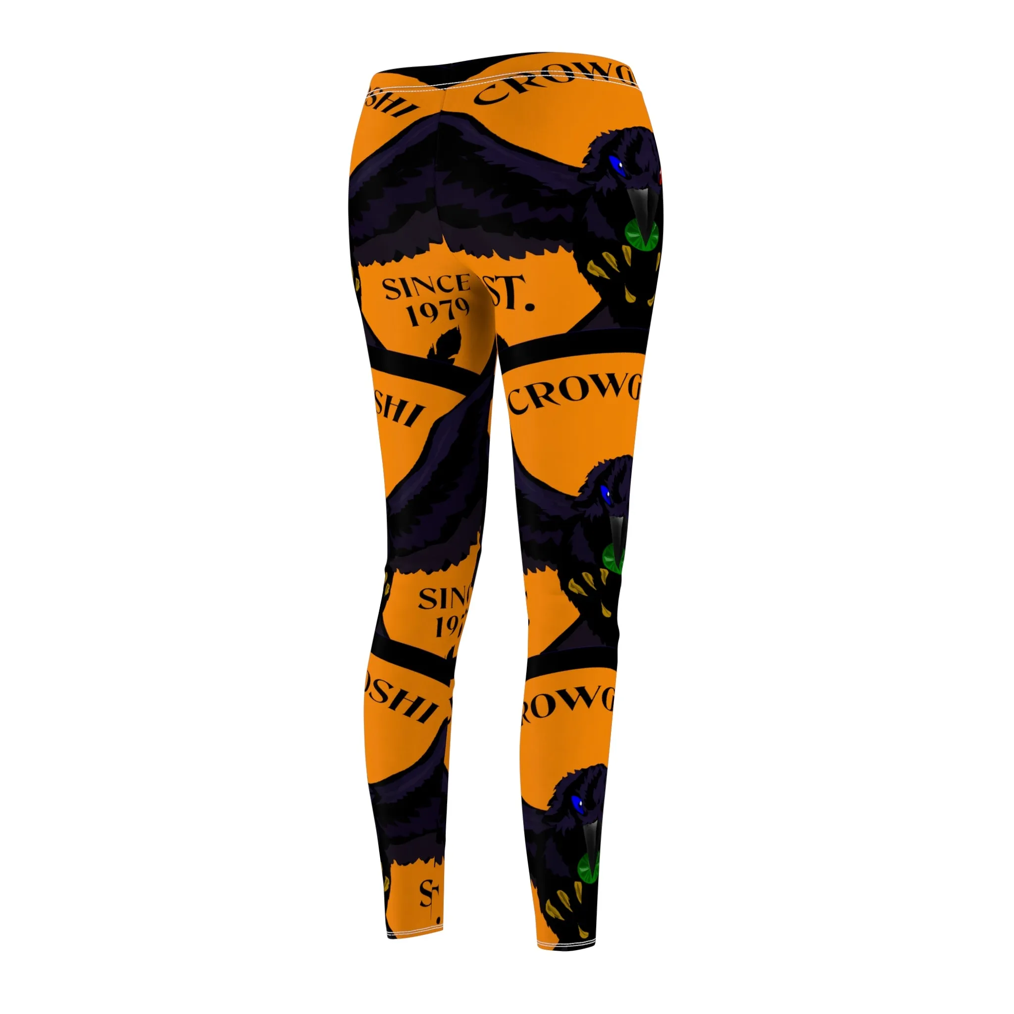 Women's Crowgodshi First Generation #2 Limited Edition Leggings, ORANGE LOGO