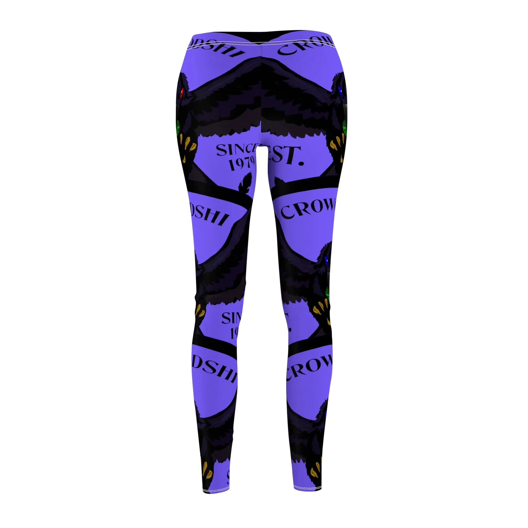 Women's Crowgodshi First Generation #2 Limited Edition Leggings, PURPLE LOGO