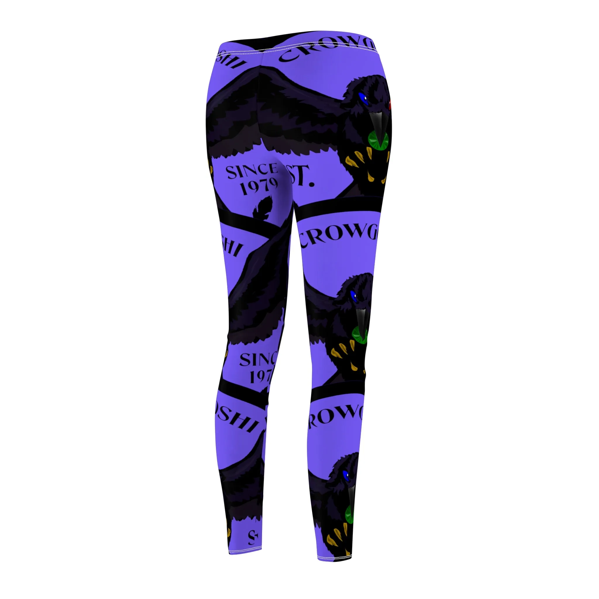 Women's Crowgodshi First Generation #2 Limited Edition Leggings, PURPLE LOGO