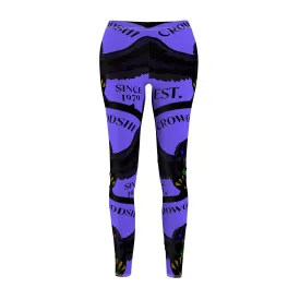 Women's Crowgodshi First Generation #2 Limited Edition Leggings, PURPLE LOGO