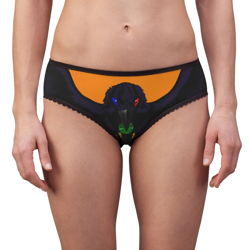 Women's Crowgodshi First Generation Limited Edition Panties, ORANGE LOGO