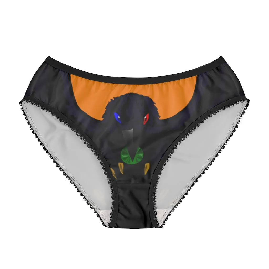 Women's Crowgodshi First Generation Limited Edition Panties, ORANGE LOGO