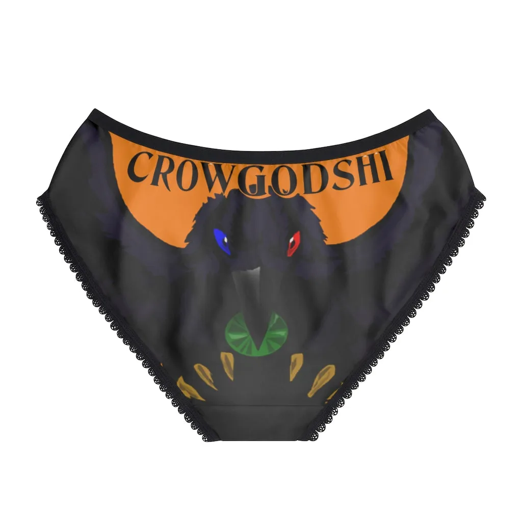 Women's Crowgodshi First Generation Limited Edition Panties, ORANGE LOGO