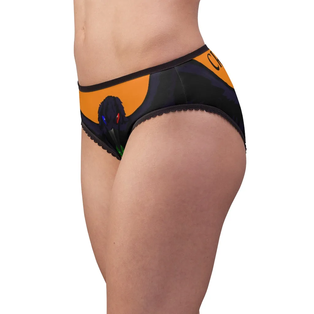 Women's Crowgodshi First Generation Limited Edition Panties, ORANGE LOGO