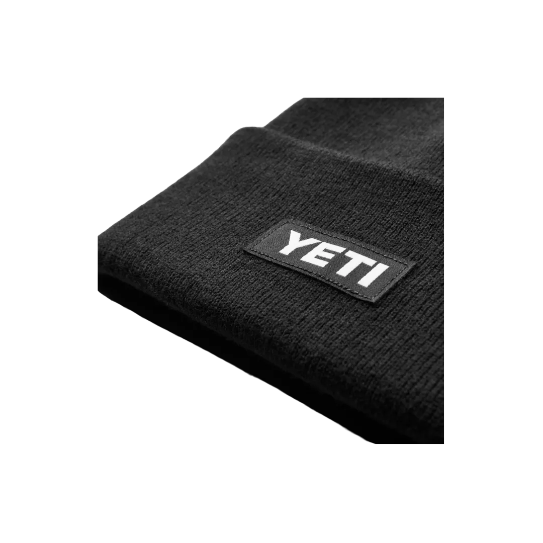 Yeti Men's Limited Edition Badge Black Beanie