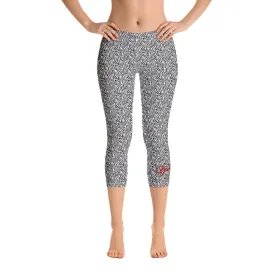 Zebra Capri Leggings